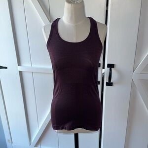 Lululemon Women's Purple & Black Heathered Tank Top